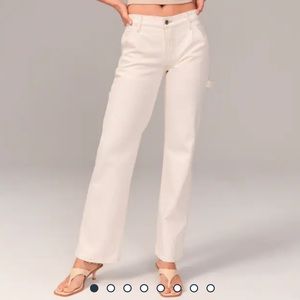Abercrombie low rise women’s carpenter jeans